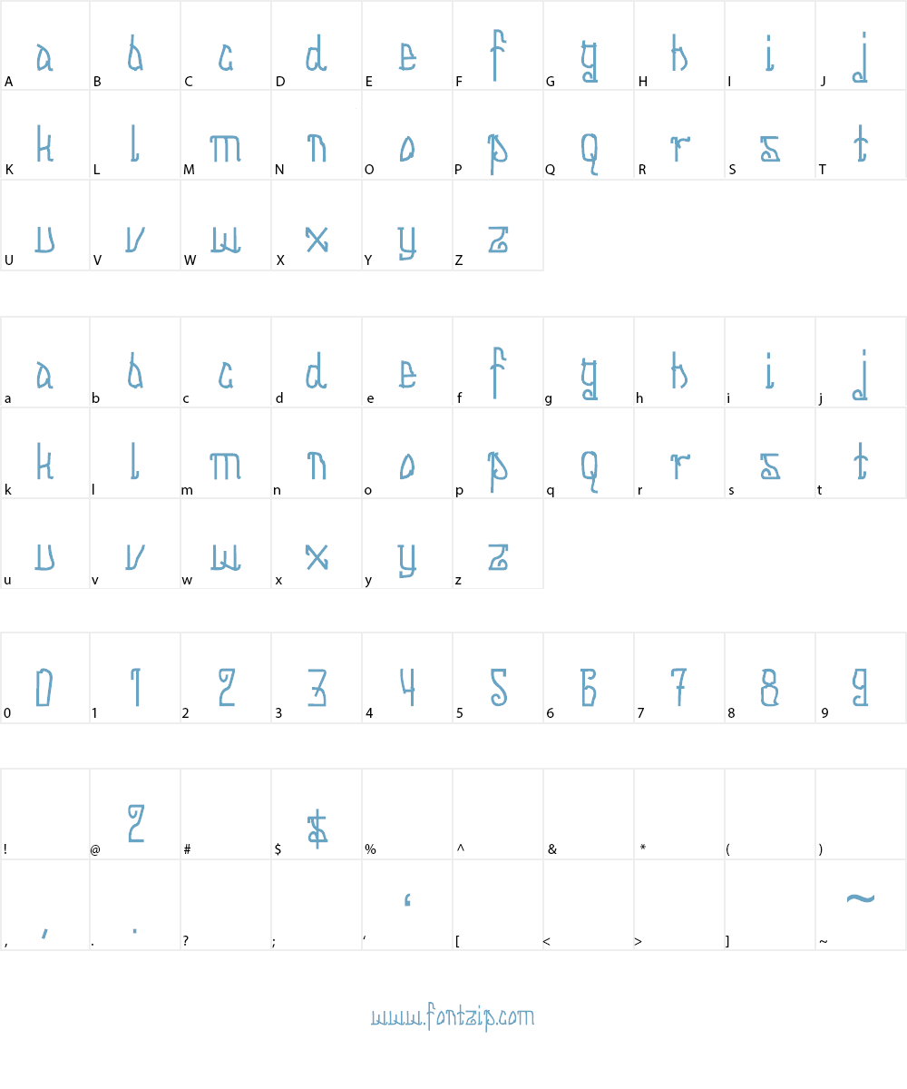Ich bin Endie Font Character